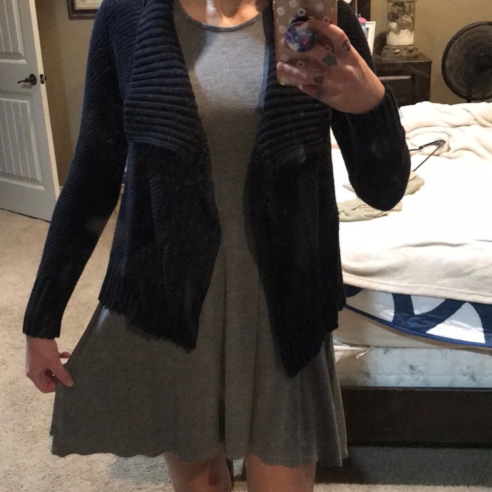Grey tank dress rue 21 medium